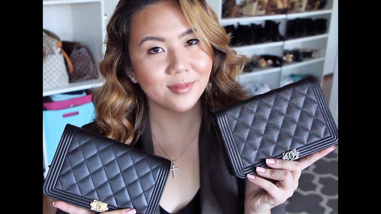 CHANEL Boy WOC | Lambskin vs Caviar | DreDreDoesMakeup