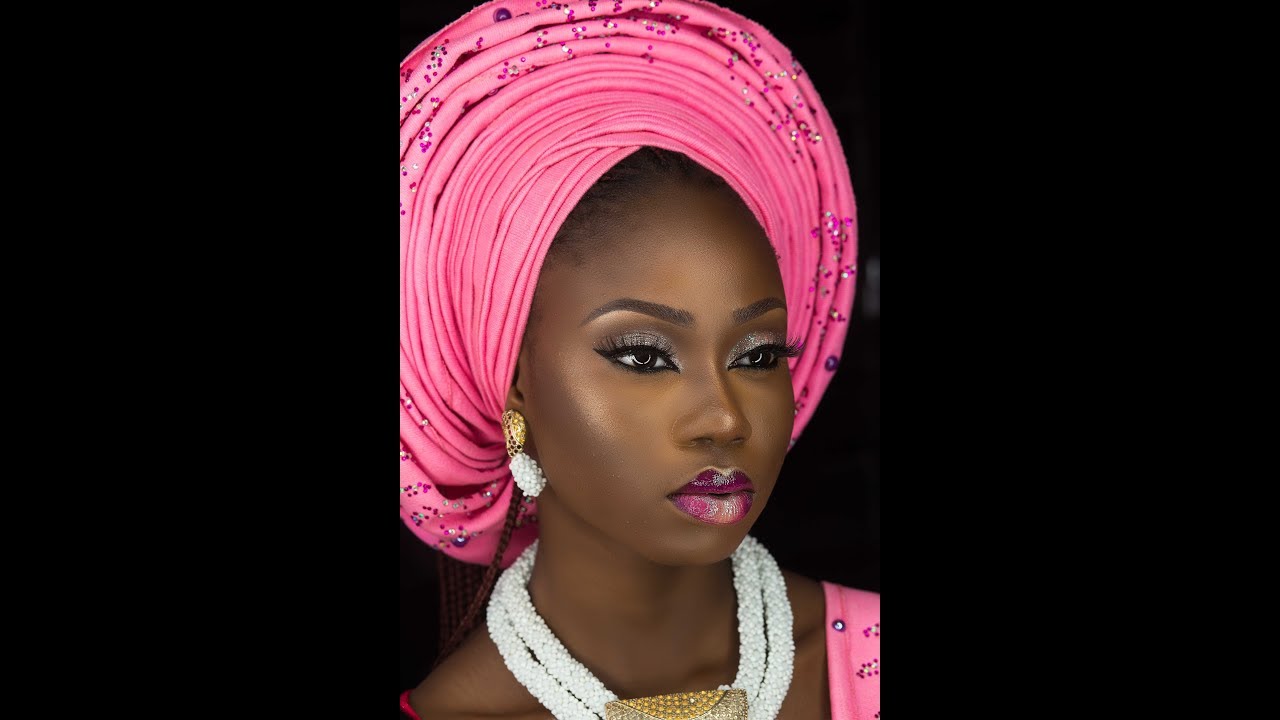 HOW TO TIE THE V SHAPED GELE