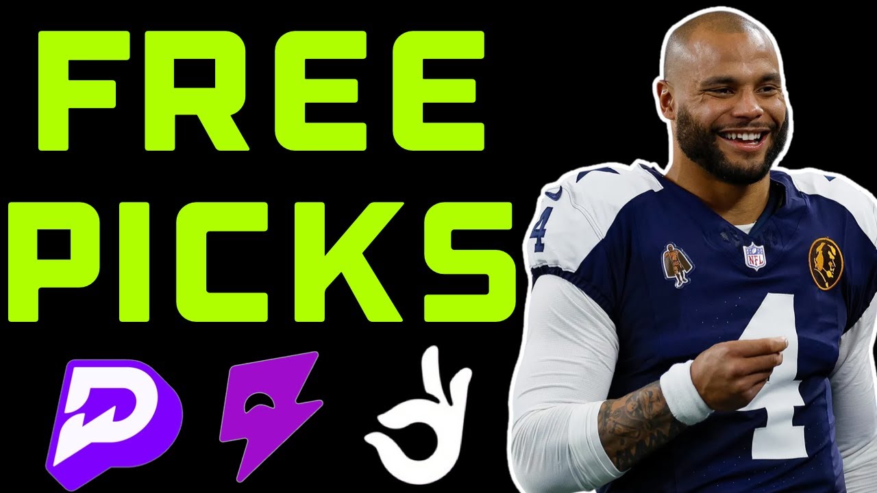 NFL SUNDAY WEEK 2 FREE PICK PrizePicks Dabble Betr (09/14/25)