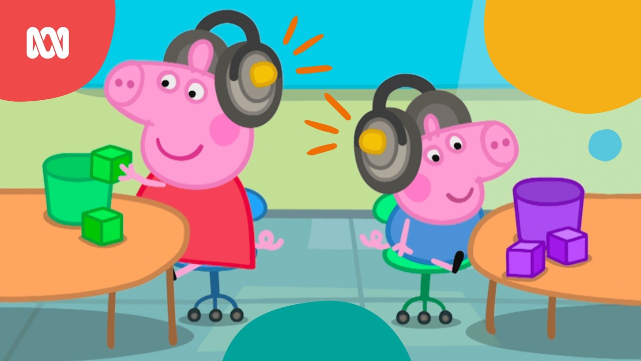 George gets a hearing aid 🦻 | Peppa Pig | ABC Kids