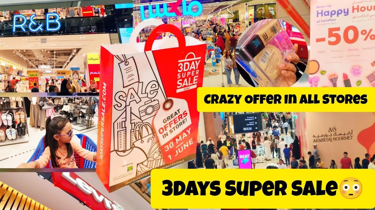Craziest 3 Days Super Sale 😳 In Dubai 🇦🇪 || Her koi Brands ko Loot Rha Hai 😲 || Khub Shopping Ki 🛍️