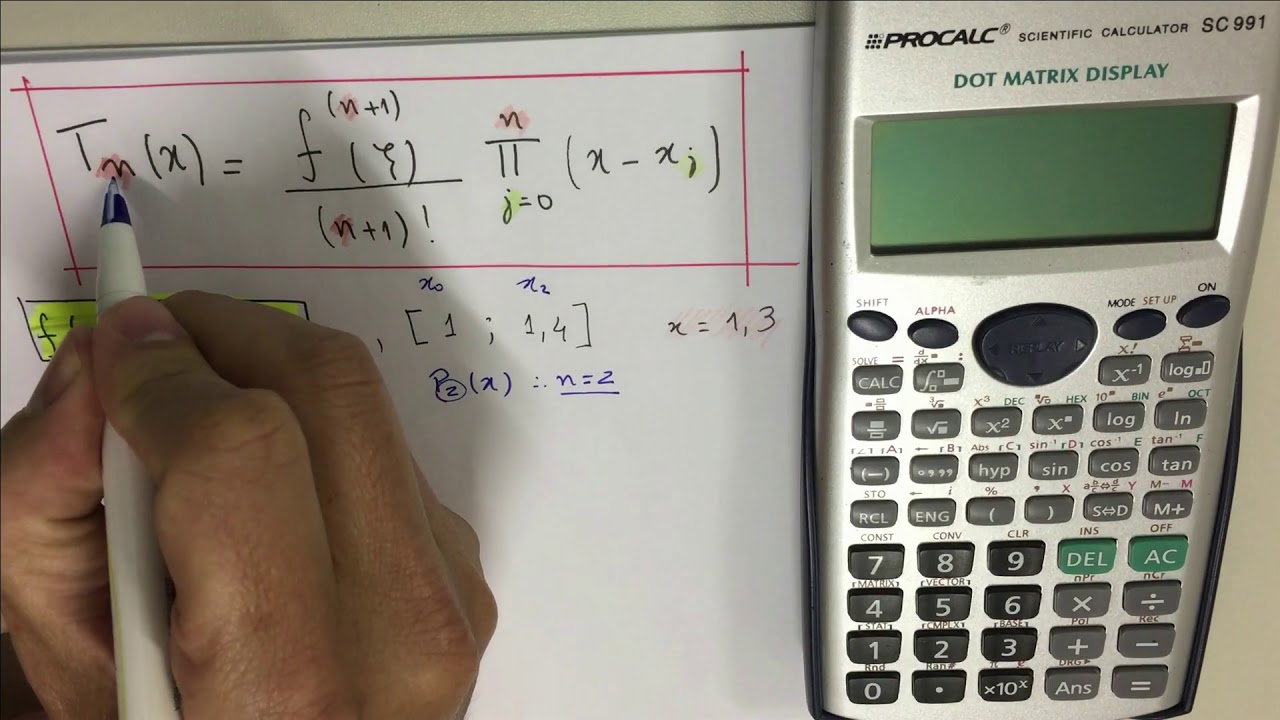 CNUM-016B Erro de Truncamento na Interpolação Polinomial