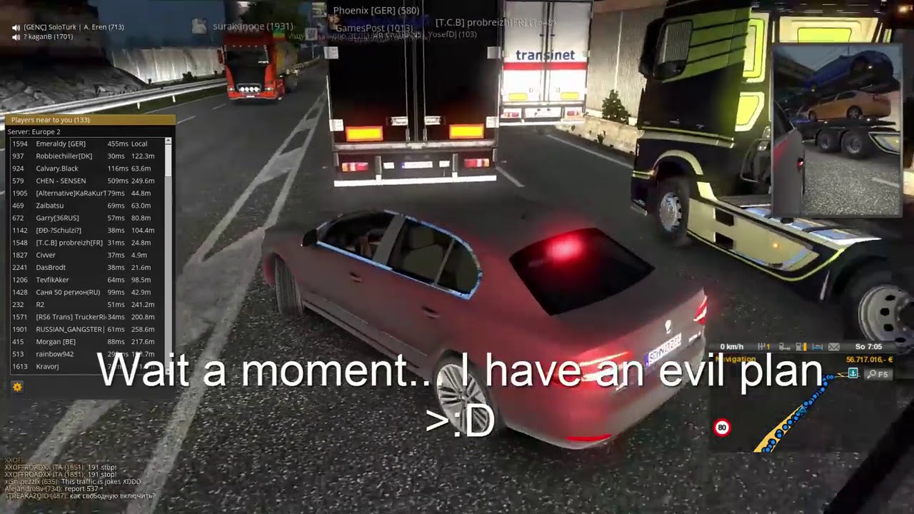 Largest_Biggest TRAFFIC JAM ever! [Euro Truck Simulator 2 Multiplayer] EXTREME Traffic _ETS2 MP