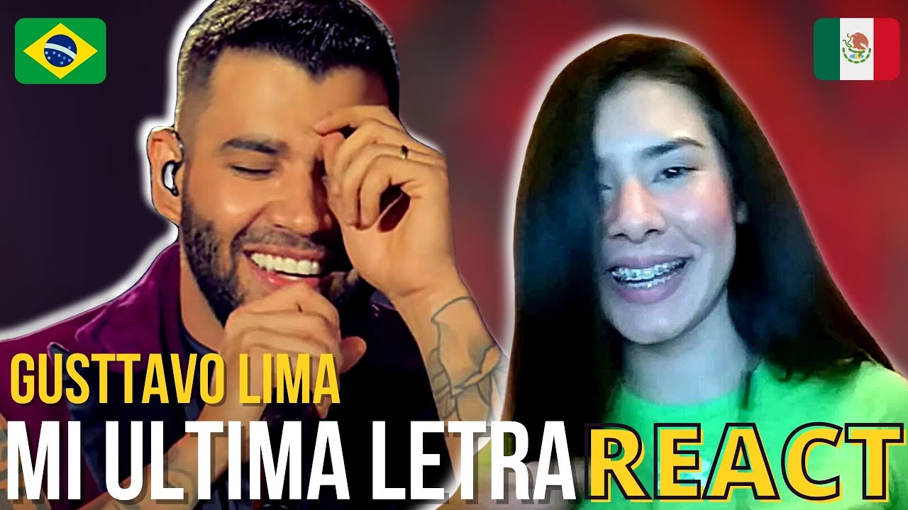 react Gusttavo Lima - Mi Última Letra - DVD O Embaixador In Cariri (Ao Vivo)- GVanessa