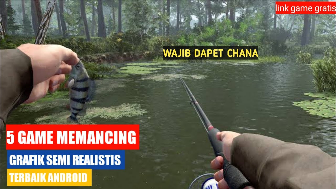 BIKIN BETAH 5 Game Memancing Terbaik android | Wajib Coba