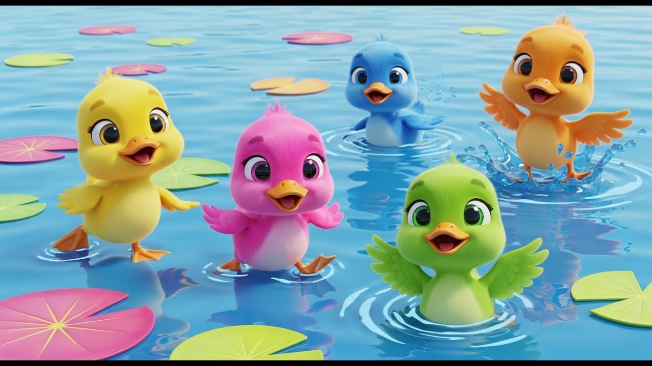 Cinq lapins amis Hop Hop Hop | Chanson pour enfants & Comptine de Pâques