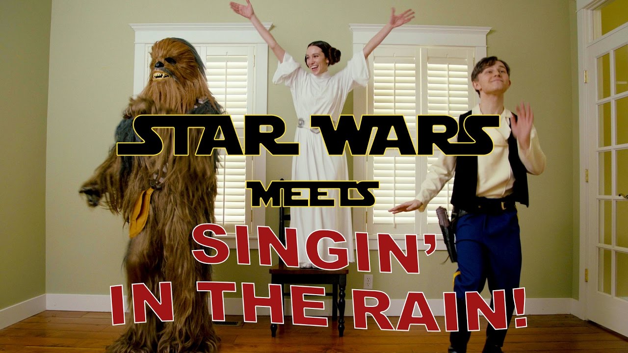 Star Wars Tribute to Carrie Fisher & Debbie Reynolds Singin' in the Rain Tap Dance