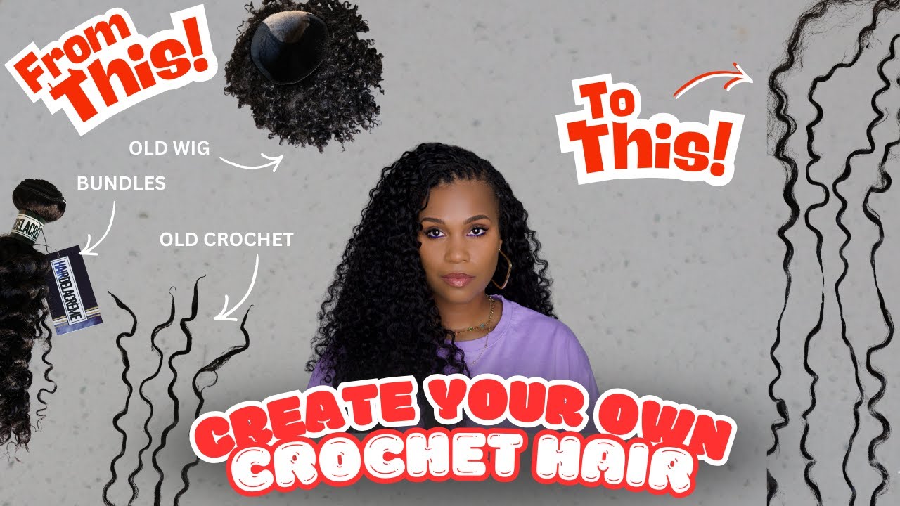 Make Your Own Feather Crochet Hair at Home | Beginner Friendly
