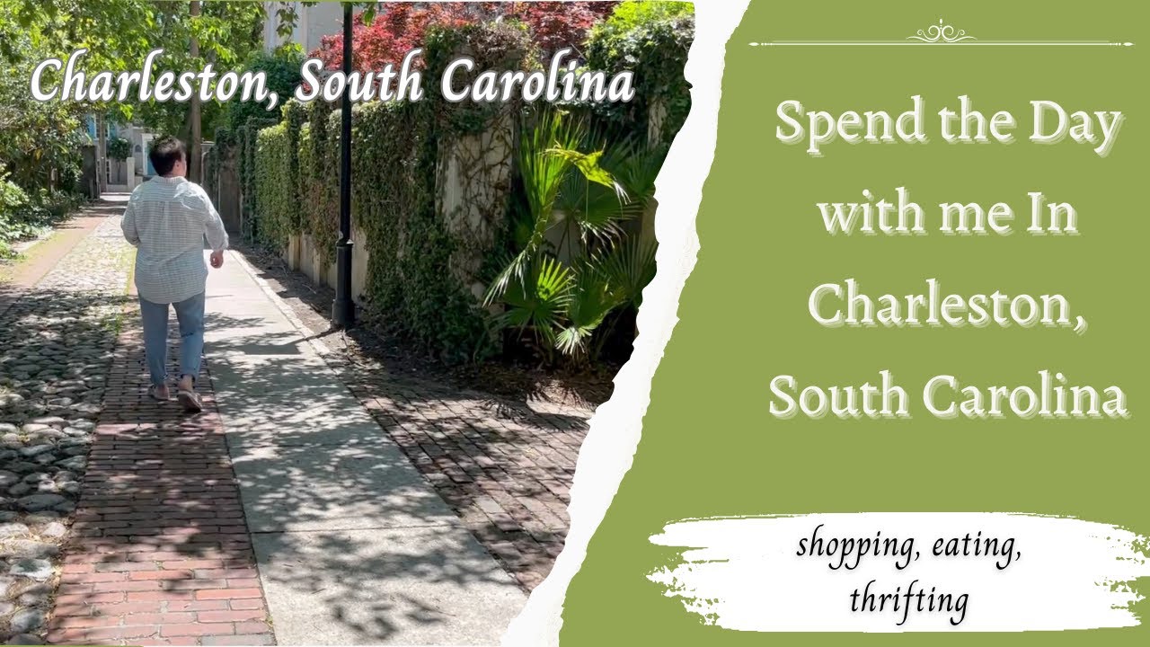 SHOP WITH ME IN CHARLESTON, SOUTH CAROLINA! Shopping, thrifting! DAY IN THE LIFE, THRIFT WITH ME