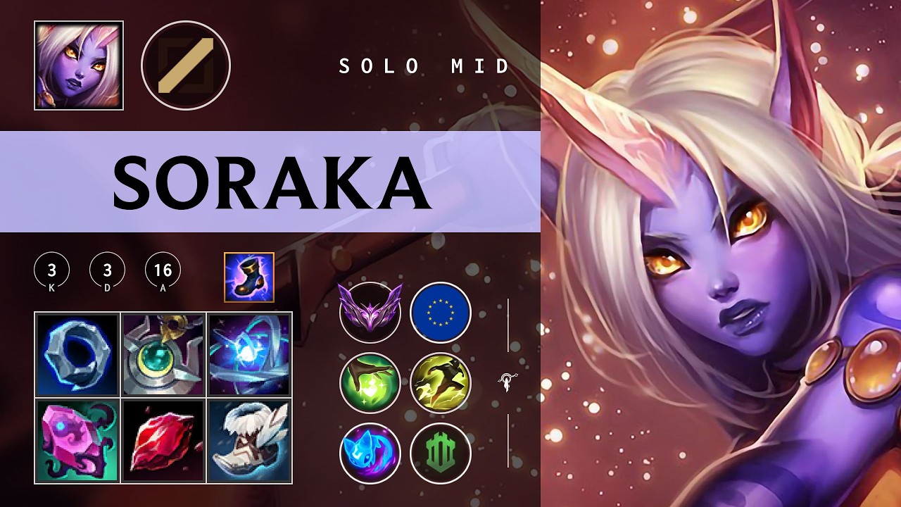 Soraka Mid vs Kassadin - EUW Master Patch 26.06
