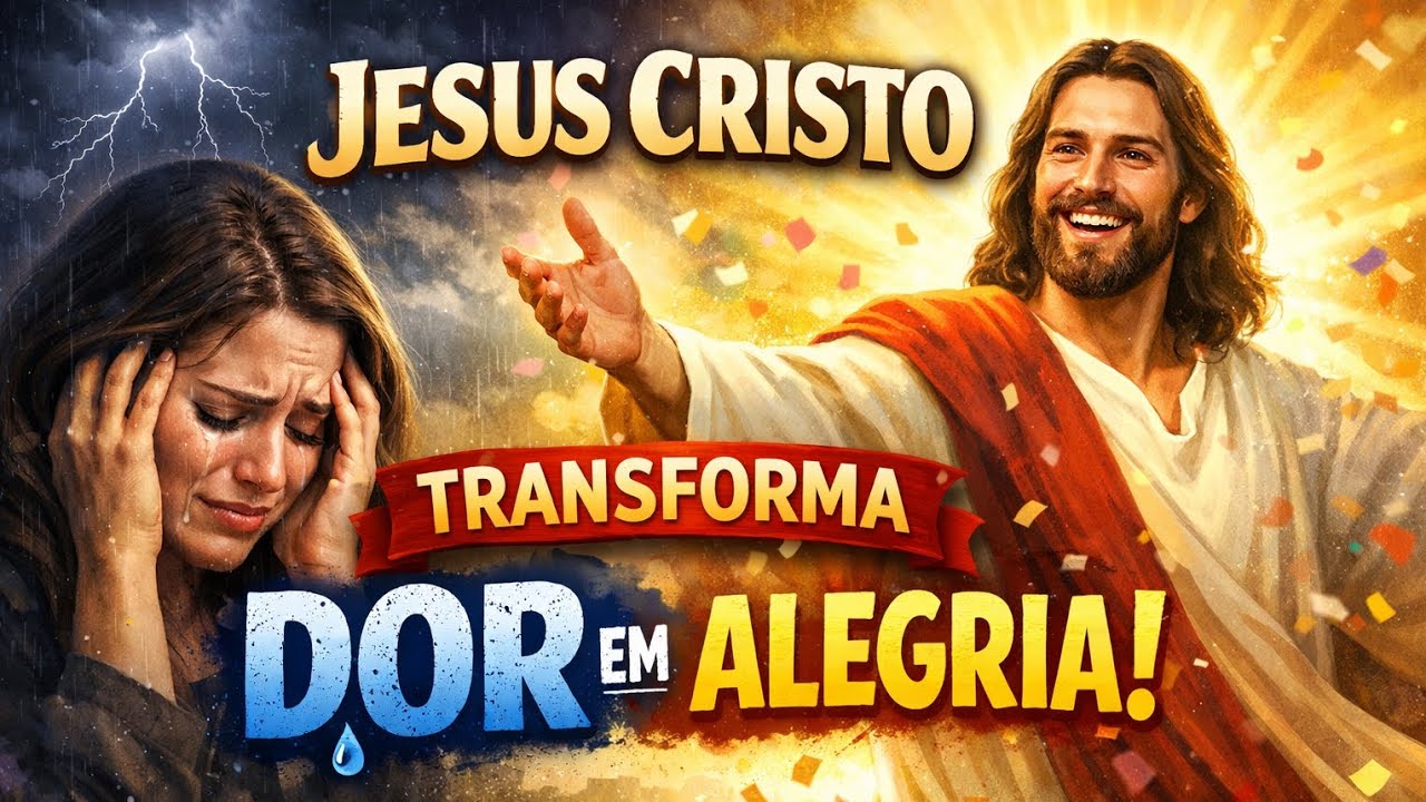 Jesus Cristo transforma dor em alegria e tristeza em esperança