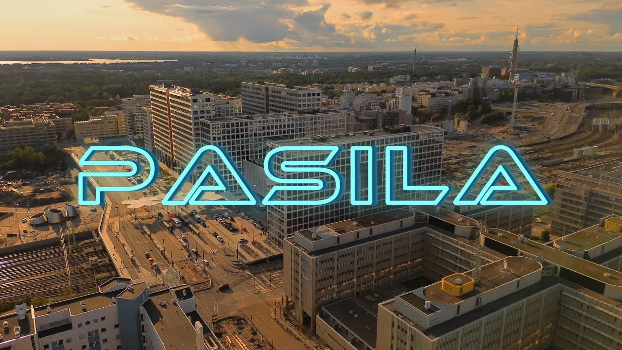 Drone Video 4K | Drone Flight in Helsinki Finland Pasila | Dji Mini 3