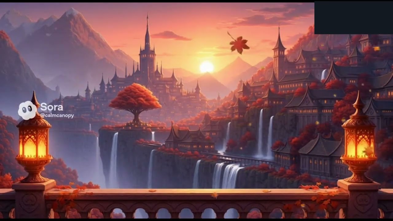 1 Hr Fall Court (ACOTAR) Romantasy Reading Backgeound Ambience