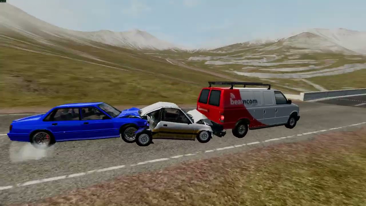 Краш тест BeamNG drive #24