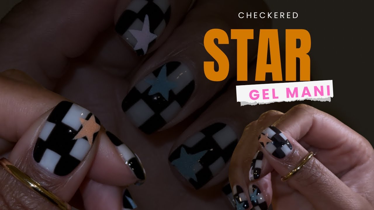 Star Nail Art | Gel Mani | Fun Nail Art 