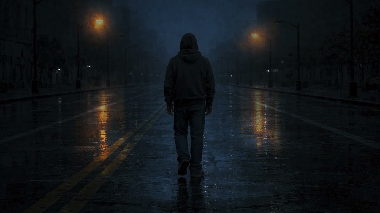 Midnight Miles Radio — Wet Avenue (Dark Ambient Urban Walk)
