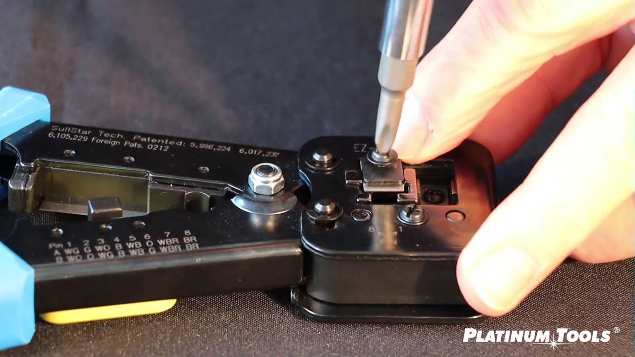 EZ RJPRO HD Crimp Tool, How to Replace Blades