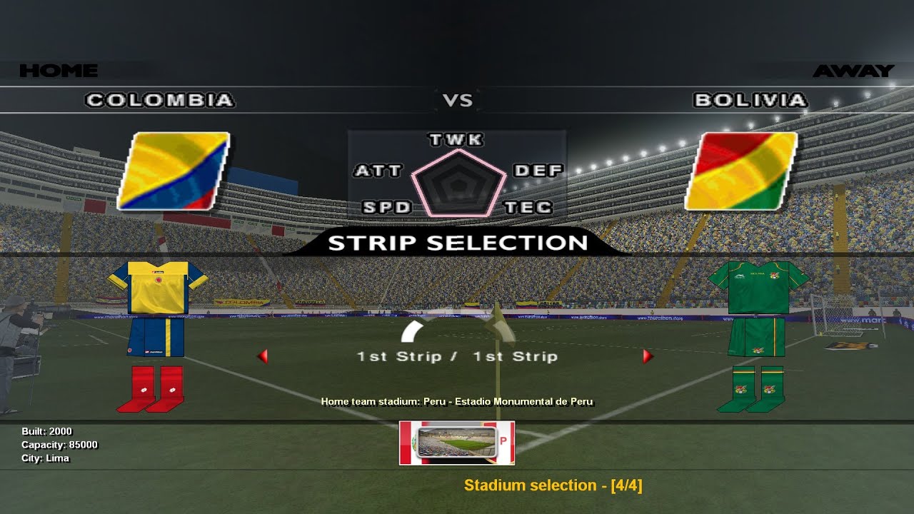 COPA AMERICA 2004 - GROUP A - FIXTURE 2 - COLOMBIA - BOLIVIA