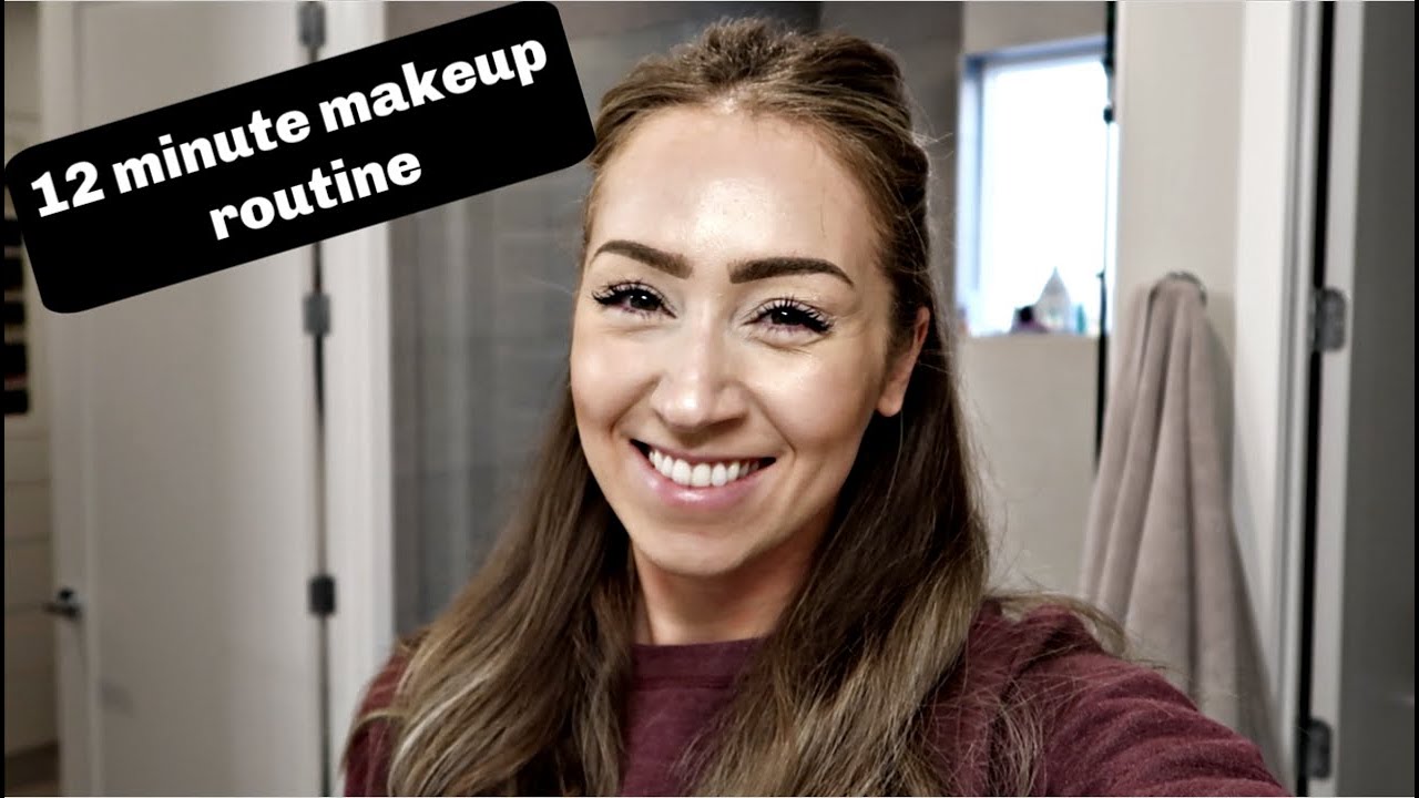 12 MINUTE MAKEUP ROUTINE | GRWM | WORKING MAMA OF 1