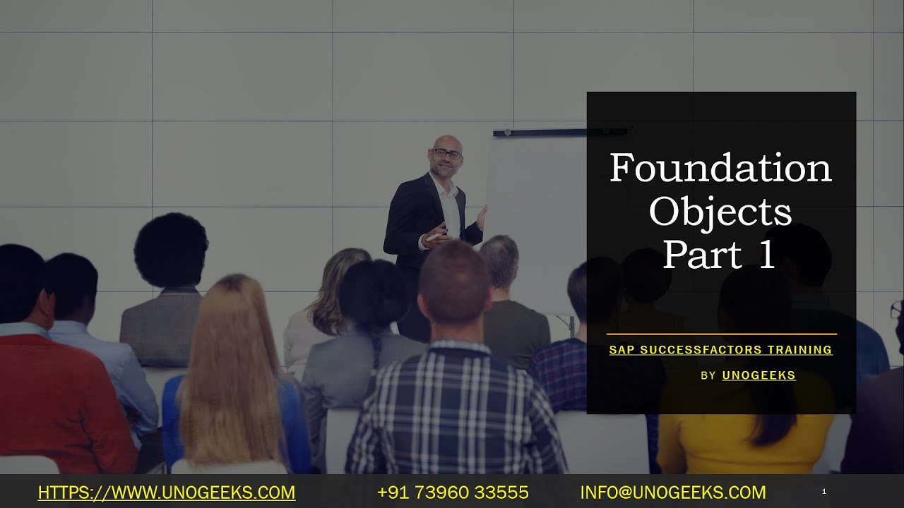 SAP SuccessFactors Training | Foundation Objects Part 1 | SAP SuccessFactors Demo