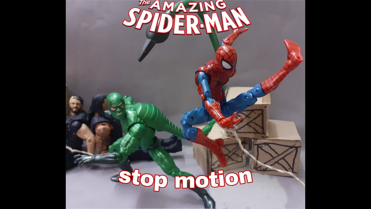 The amazing spiderman stop motion 
