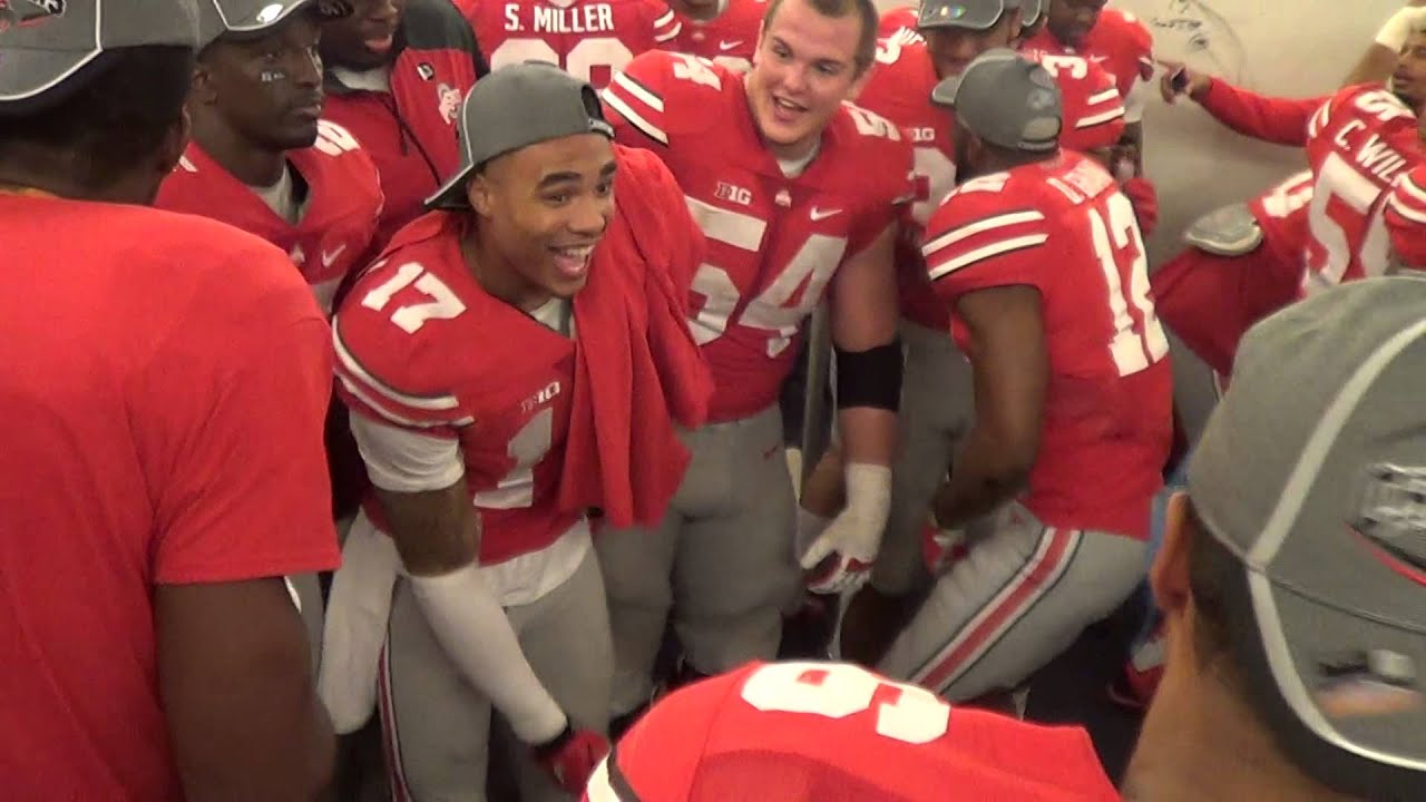 Ohio State's Locker Room After Big Ten Title - ELEVENWARRIORS.COM