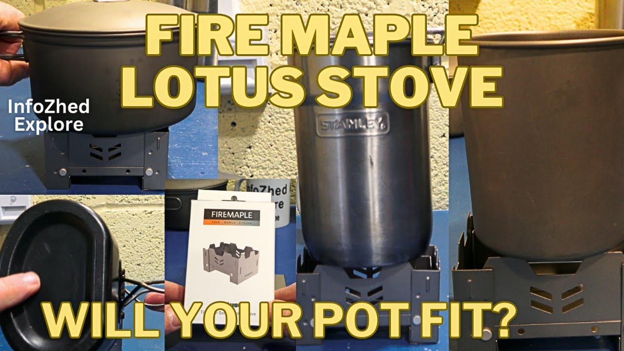 Fire Maple Lotus Stove - Will your alcohol stove and pot fit?