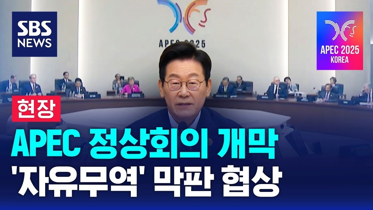 [현장] APEC 정상회의 개막&hellip;'자유무역' 막판 협상 / SBS 특집