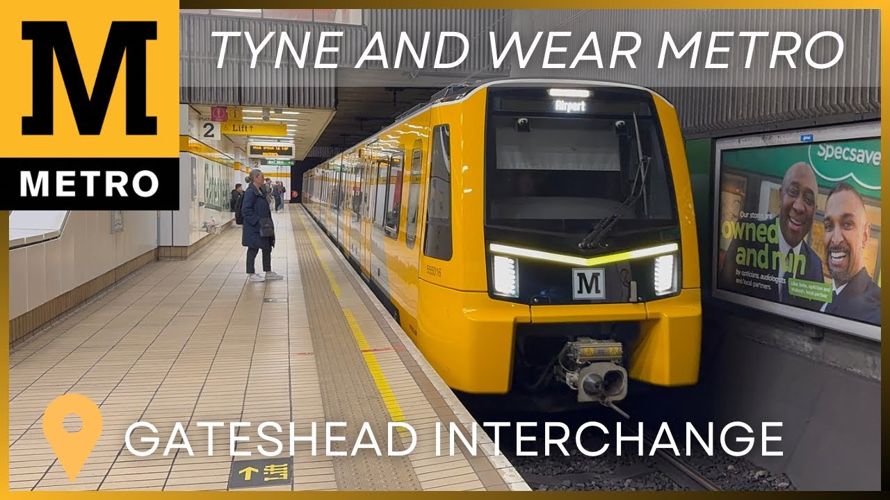BUSY Trains at Gateshead Interchange | Tyne and Wear Metro (21/03/26)