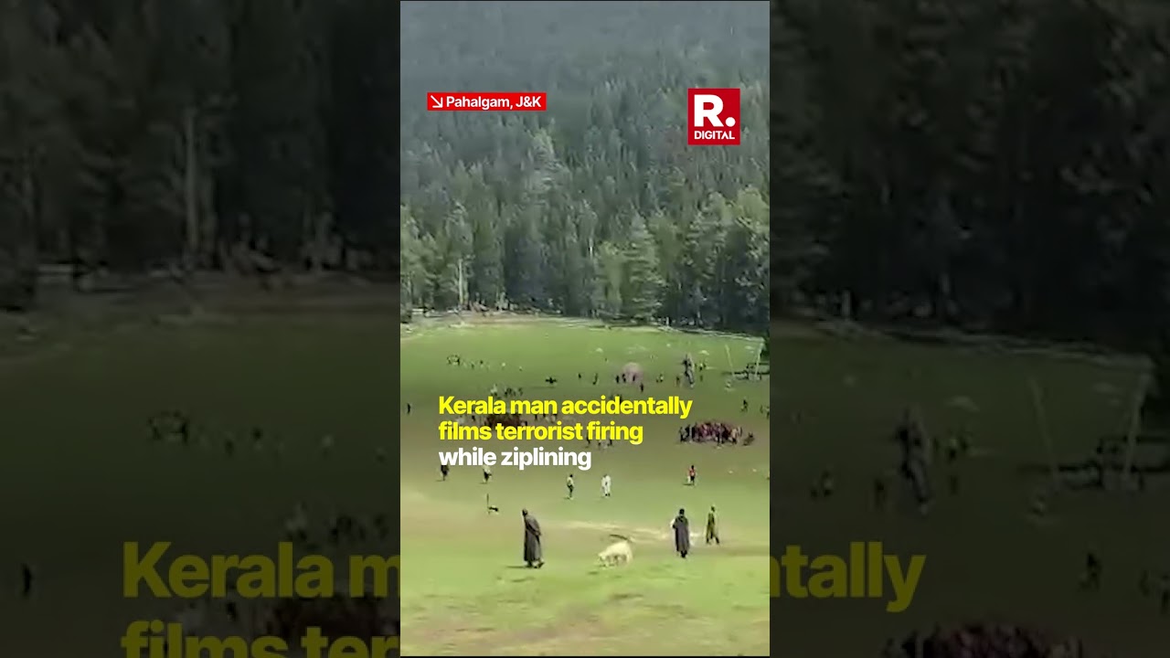 Shocking Recording of Kerala Tourist in Pahalgam Captures Terrorist Firing