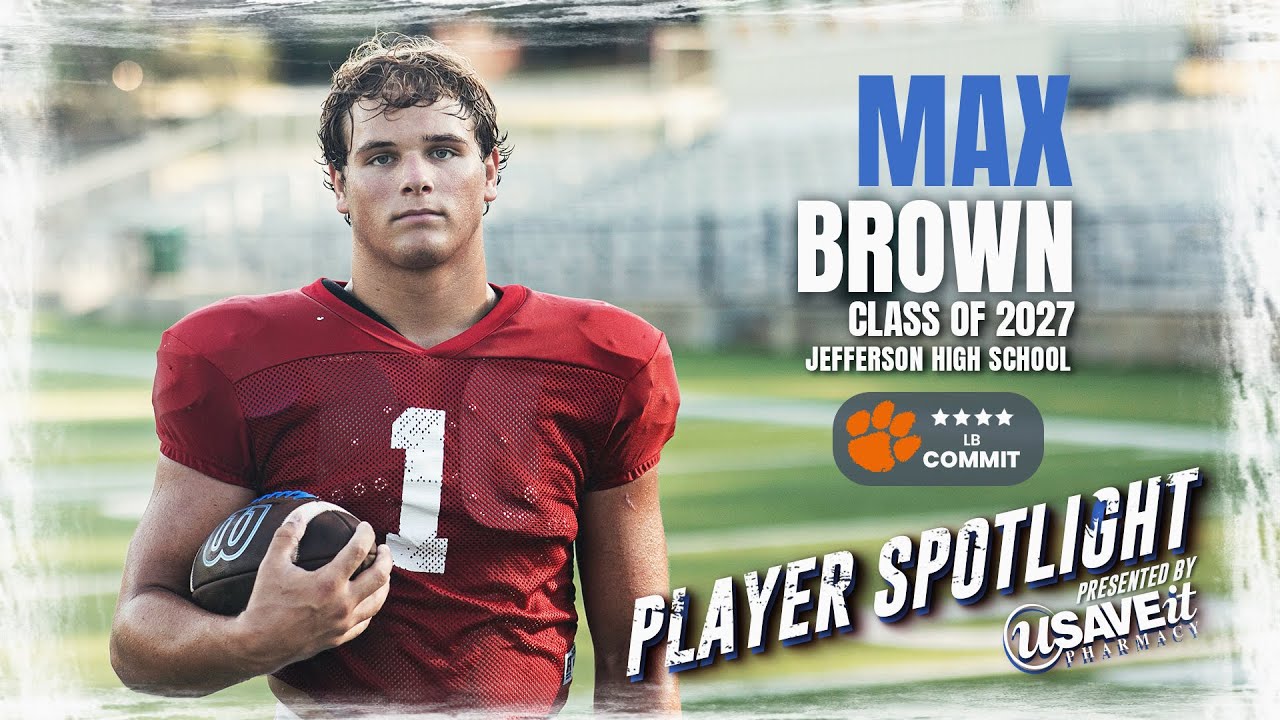Макс Браун | 4-звездочный LB Clemson Commit