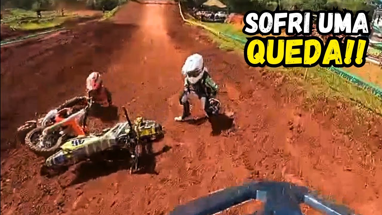 SOFRI UMA QUEDA MUITO FORTE NA CORRIDA DE VOLTA COM A KTM...