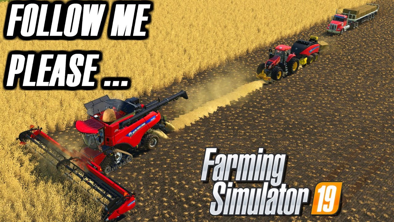 ★ Farming Simulator 19 Mod Video Review Follow Me Mod ★