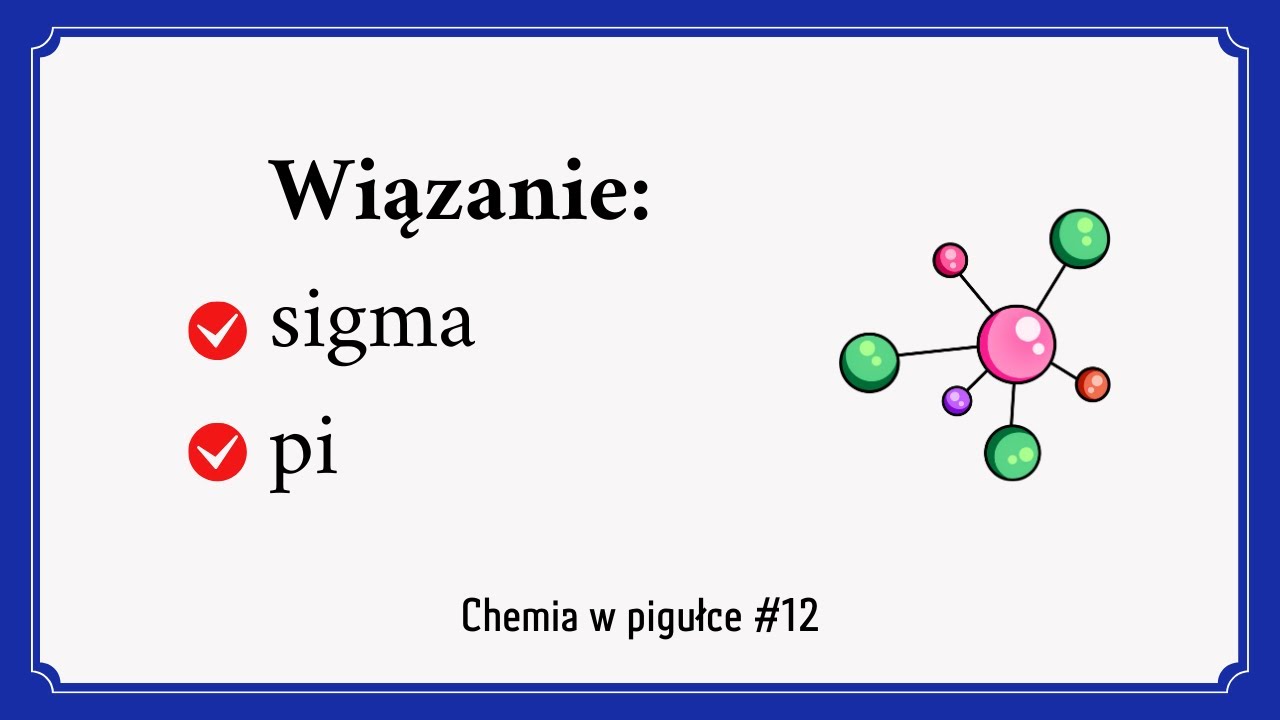 Wiązania sigma i pi - Chemia w pigułce #12