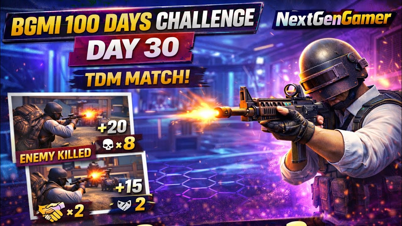 BGMI TDM Day 30 | Lost the Match but Learned | NextGenGamer