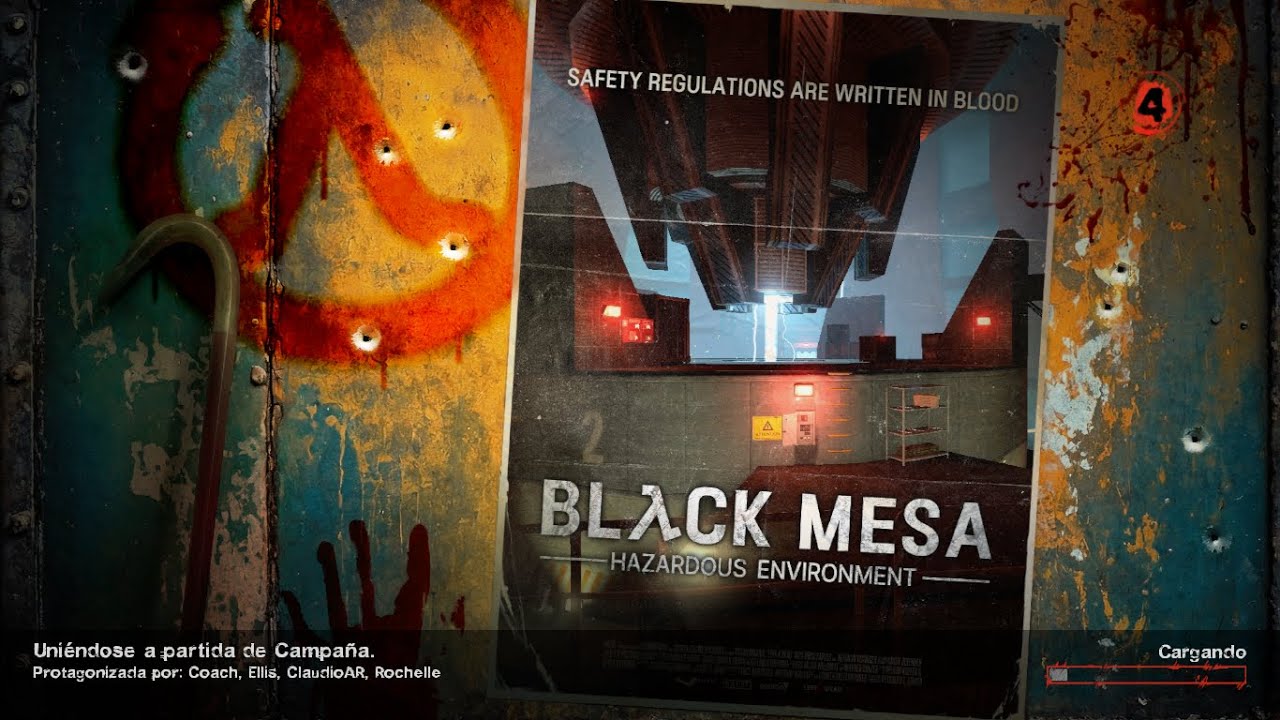 Left 4 Dead 2 - Black Mesa HEV Experto Gameplay Completo (Excelente mapa)