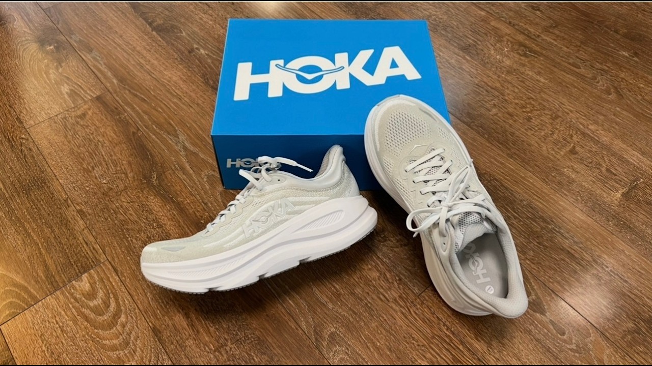 开箱&试穿Hoka Bondi9星际灰