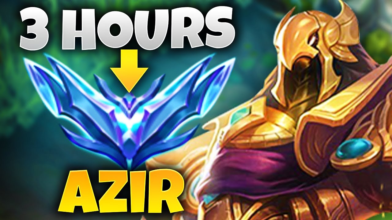 THIS is how you CLIMB to DIAMOND in 3 HOURS...with ONLY Azir (Season 14)