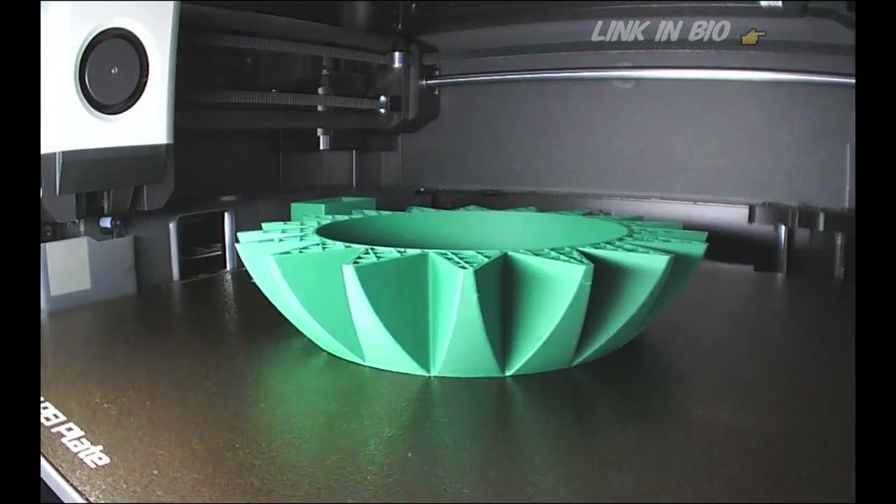 Indoor Plant Pot /  3D Printed Modern Planter