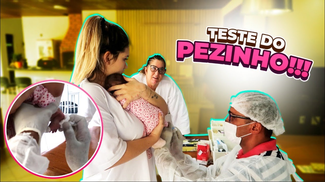 FIZEMOS O TESTE DO PEZINHO NA MARIA ALICE!!
