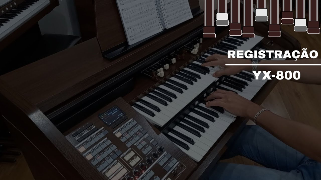 ORGANIST YX-800 | Registração Drawbar