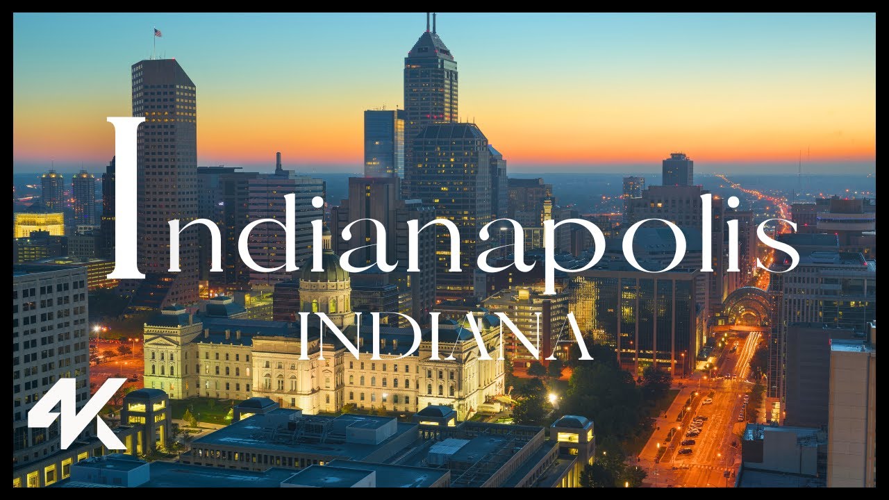 Indianapolis, Indiana 2025 - 4K Drone Footage 🚁 | Relaxing Aerial Tour |