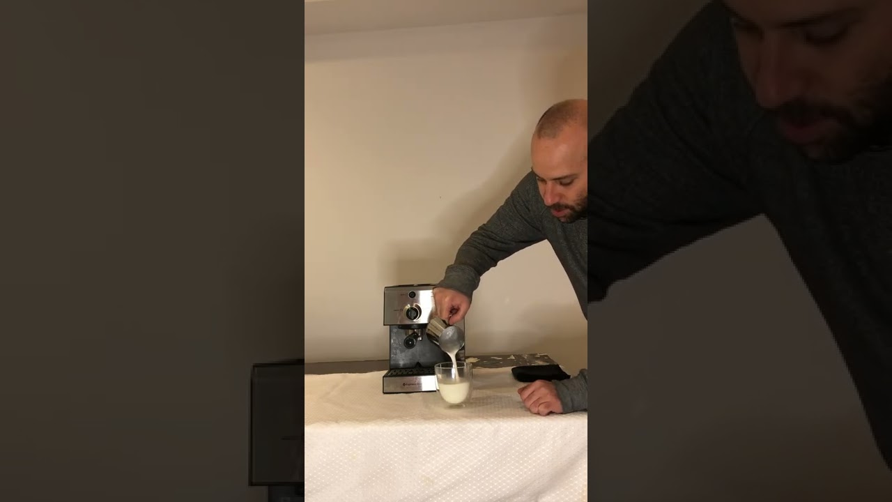 EspressoWorks 7 Pc Espresso Machine Set- How to Froth Milk using the steam wand + Cleaning
