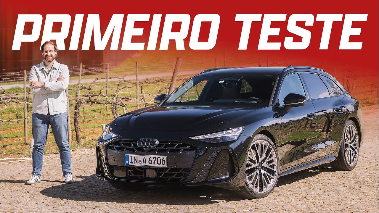 +1000 km de autonomia e MOTOR DIESEL. Novo Audi A6 Avant (2025)
