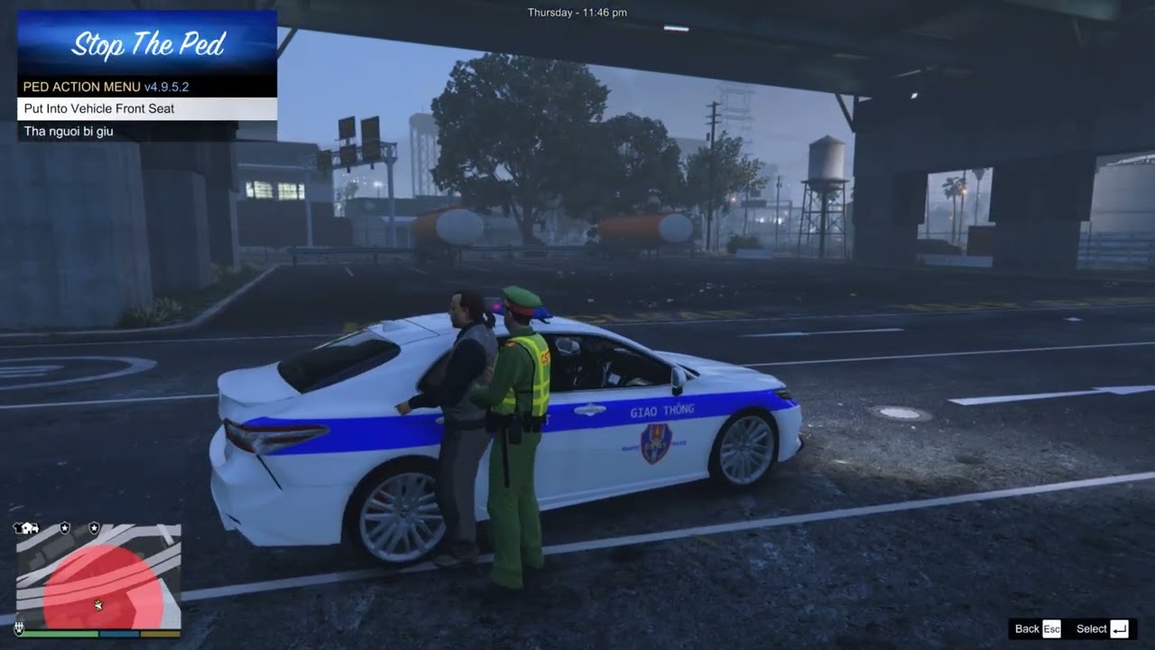 GTAV-LSPDFR VIETNAM -POLICE ARREST TWO SUSPECTS FOR USING GUNS