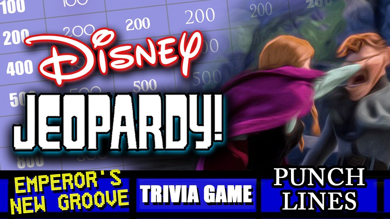Disney Jeopardy Quiz • 26 Clue Game • Test your Knowledge