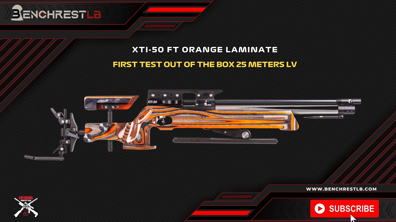 Air Arms XTI50 First text out of the box 25 Meters LV