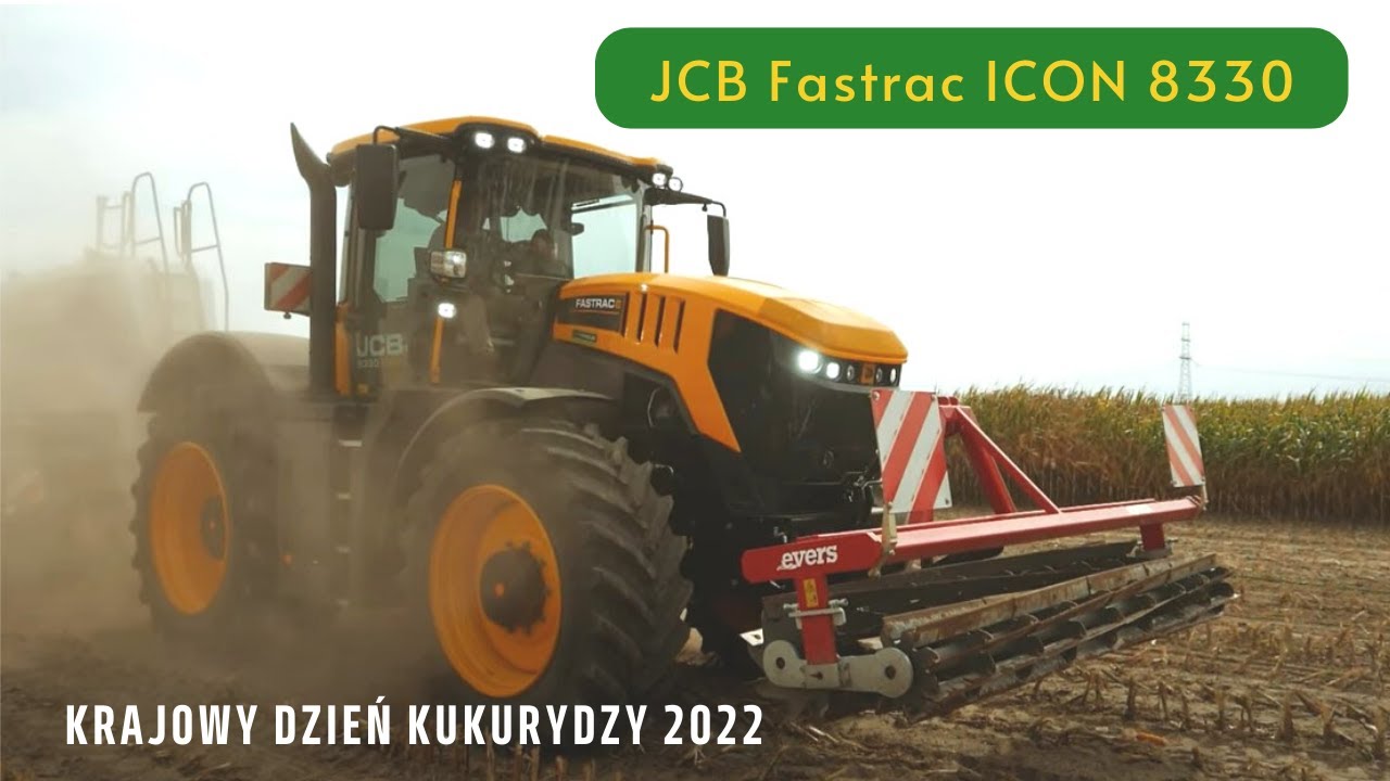 Super szybki JCB Fastrac 8330 o mocy 340 KM z siewnikiem Horizon. Jak sprawdza się w polu?