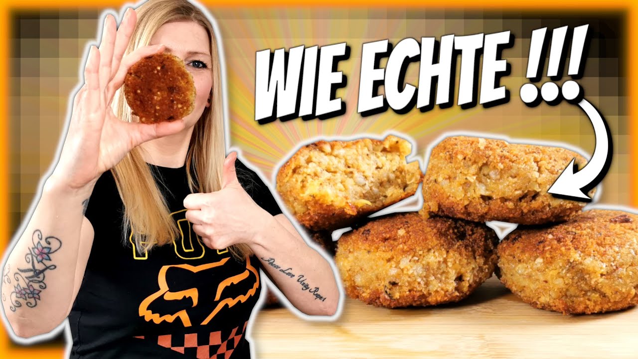Wie du vegane Frikadellen machst, die saftig sind und wie die Echten schmecken! [EINFACH ZUBEREITET]