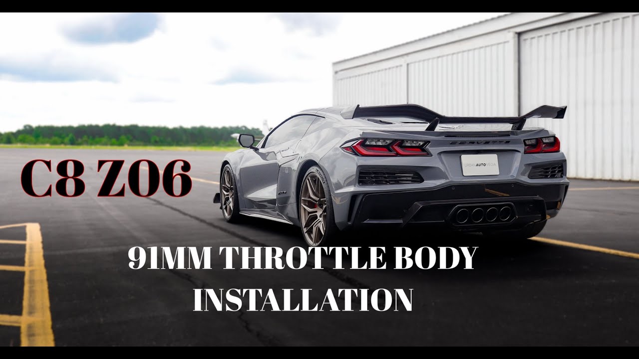 Soler Performance | Z06 C8 Corvette Throttle Body Installation [91MM] DIY MOD - Guide